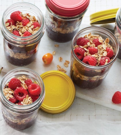 Chocolate Chia Raspberry Cobblers image None