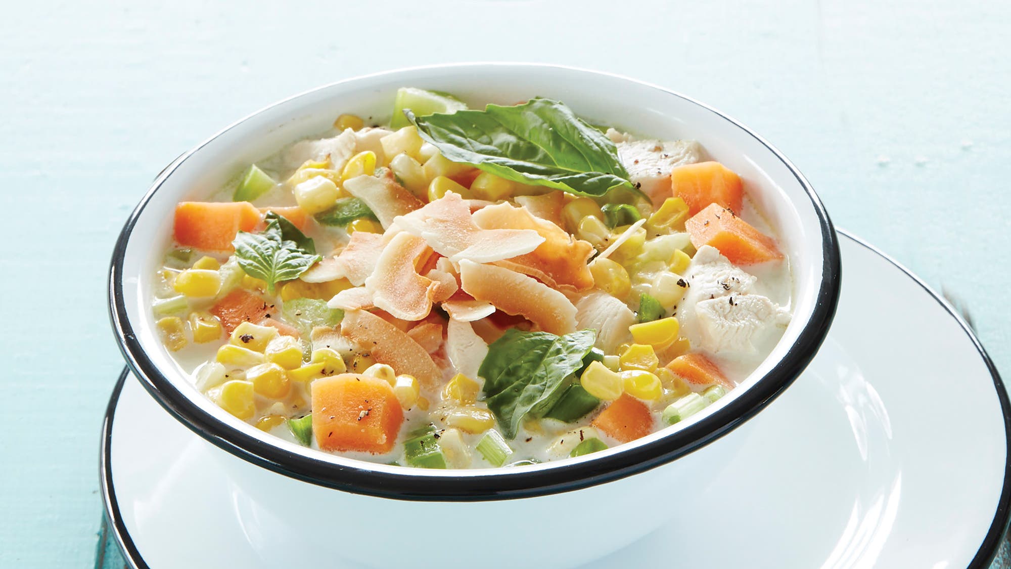 Coconut Chicken Corn Chowder Recipe