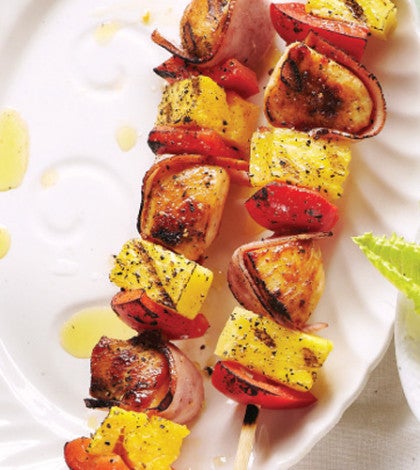 Hawaiian Chicken Kebabs image None