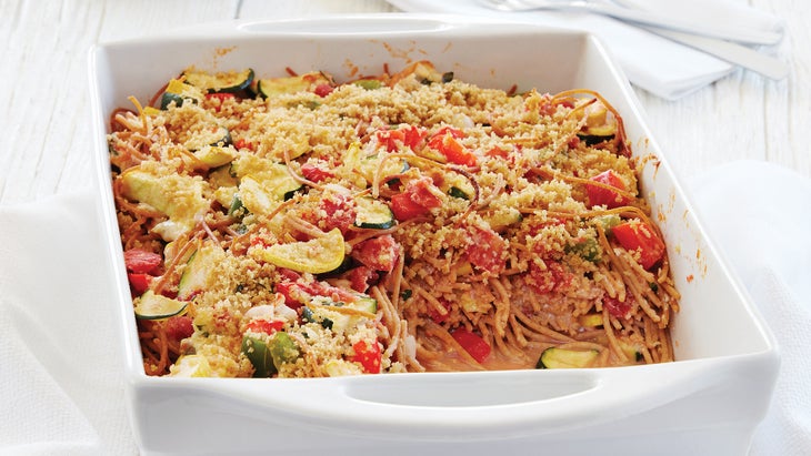 Garden Spaghetti Casserole