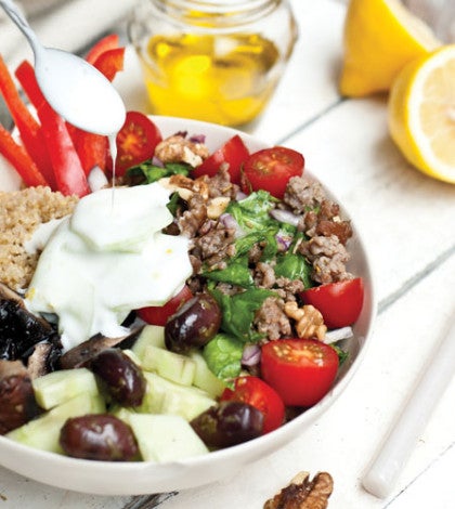 Loaded Beef Gyro Bowl with Tzatziki image None