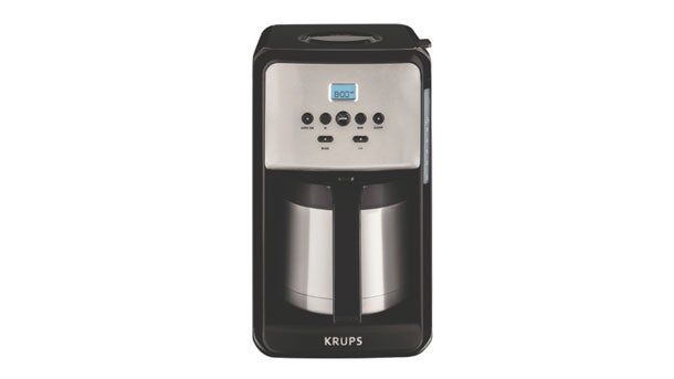 KRUPS 12-Cup Savoy Programmable Stainless Steel Thermal Coffee