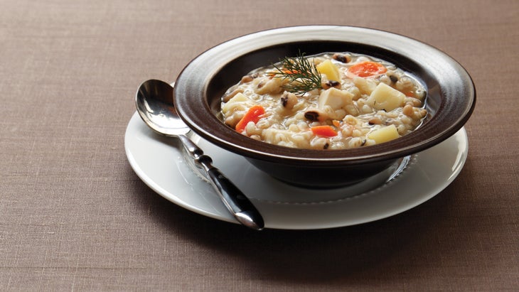 slow-cooker-chicken-barley-stew Healthy hearty soup recipe