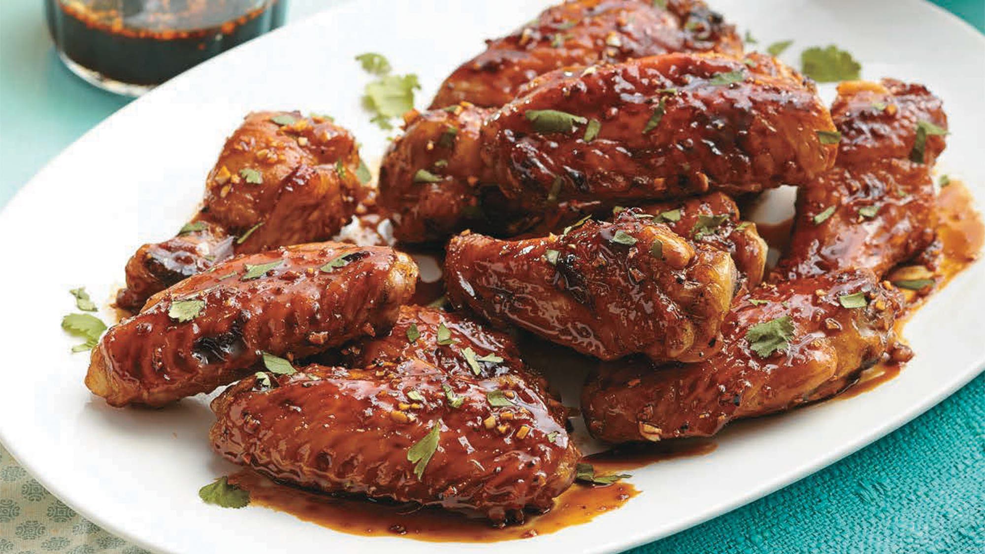 Chicken wings with citrus and sesame recipe