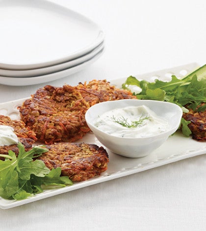 Radish, Fennel & Carrot Cakes image None