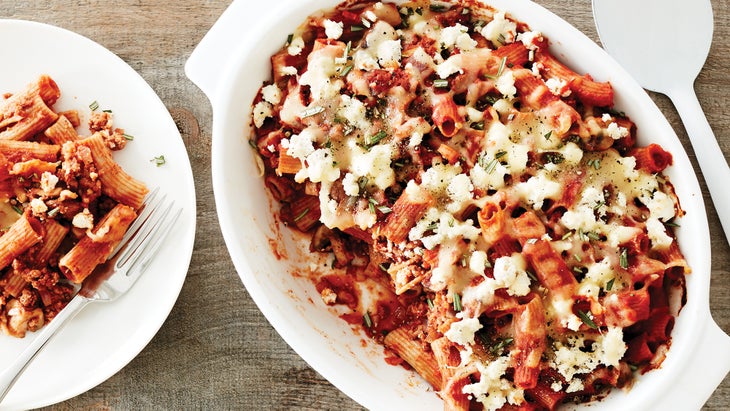 Cheesy Baked Rigatoni with Lamb Ragu 67 web None