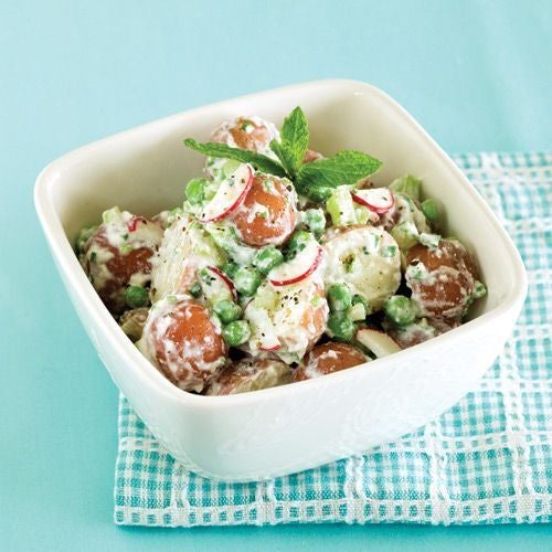 Baby Potato Salad With Peas, Mint & Ricotta