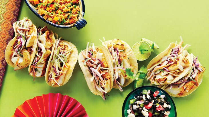 Grilled Fish Tacos with Jalapeno Slaw Grilled Fish Tacos with Jalapeno Slaw