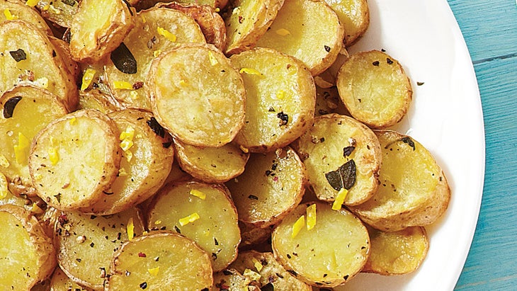 Potato Rounds with Fresh Lemon Potato Rounds with Fresh Lemon