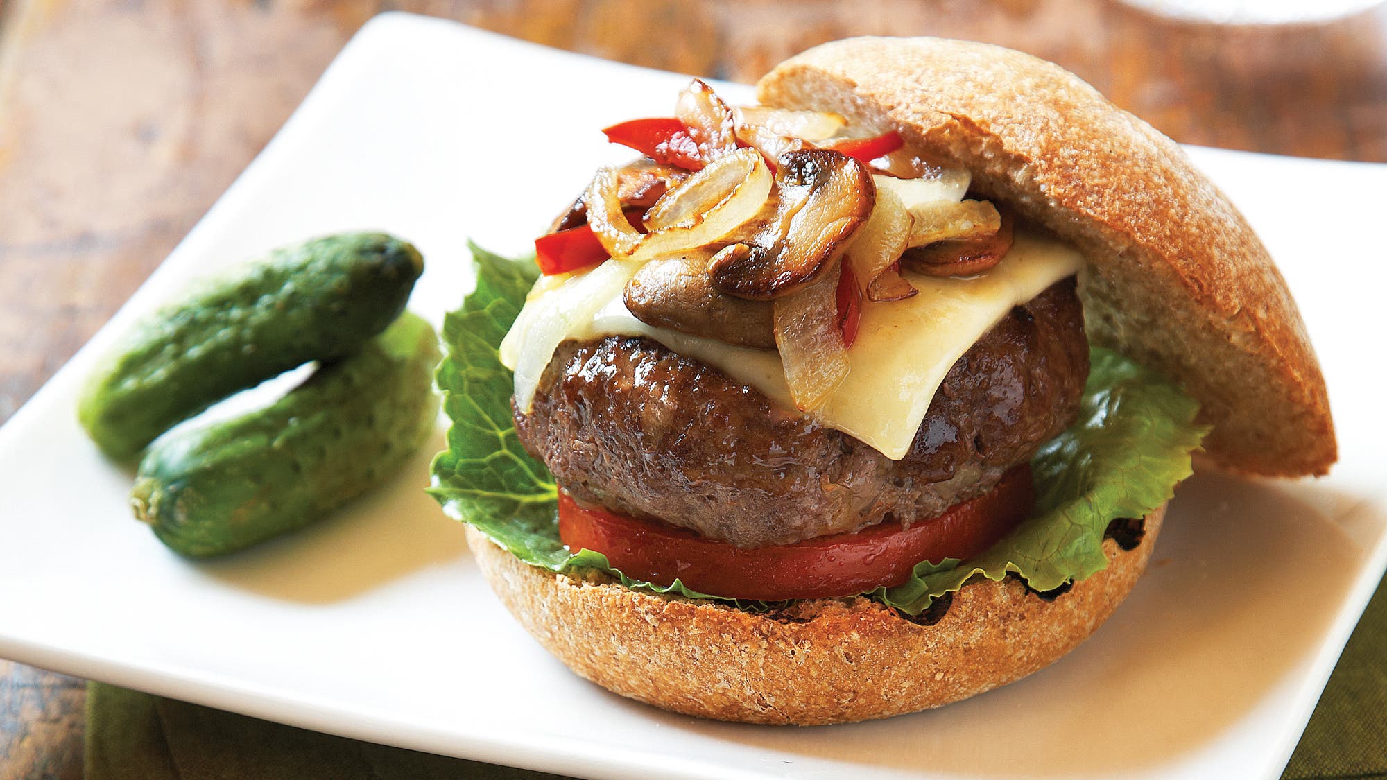 smothered-cheeseburgers-