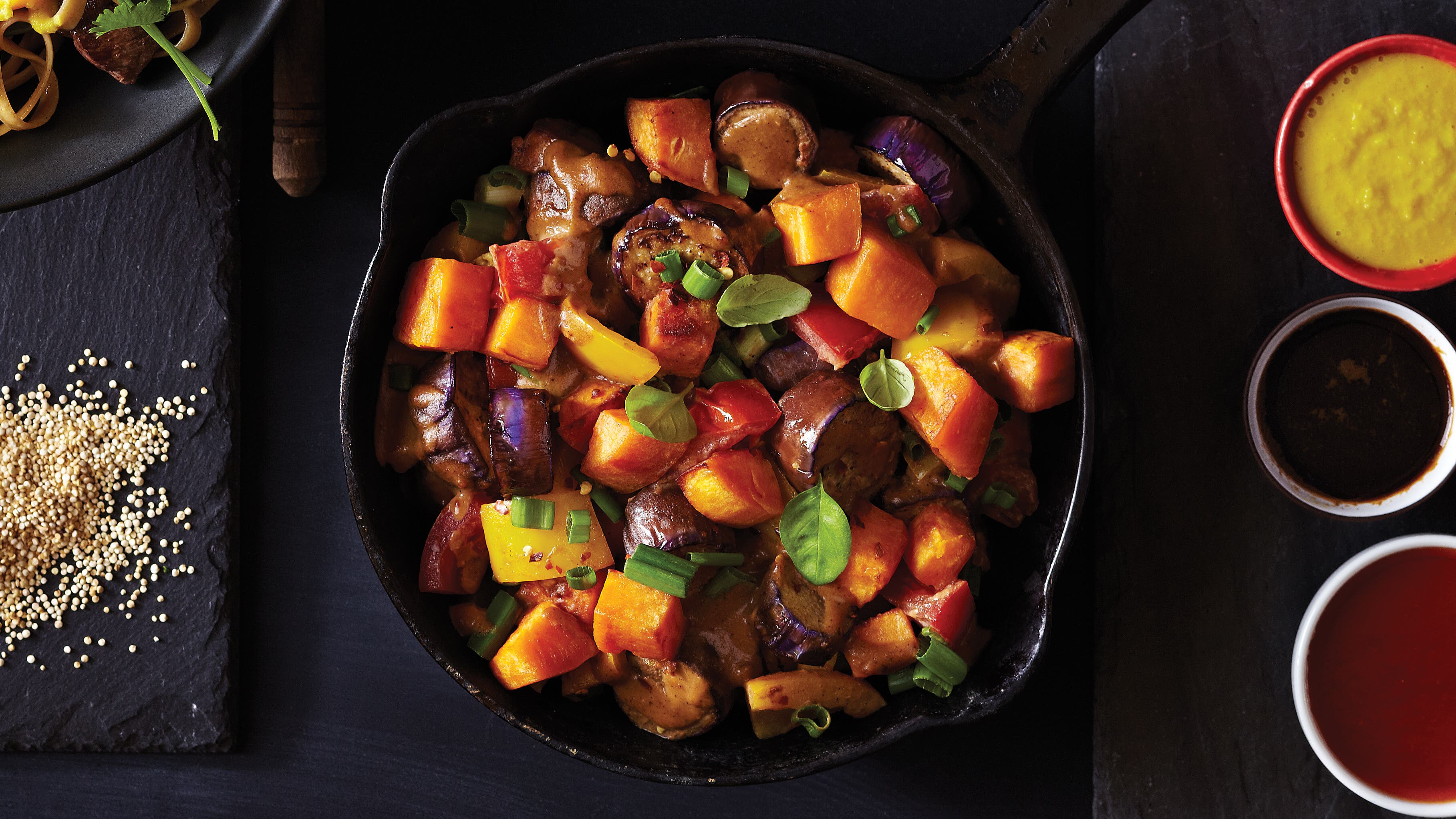 Eggplant & Sweet Potato Stir-Fry Eggplant & Sweet Potato Stir-Fry