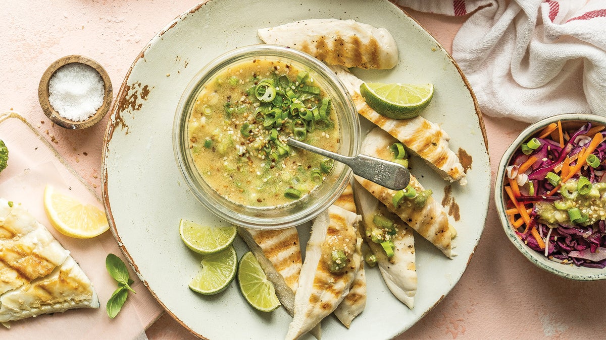 Miso, Sesame & Green Onion Dressing Recipe Homemade Asian Dressing