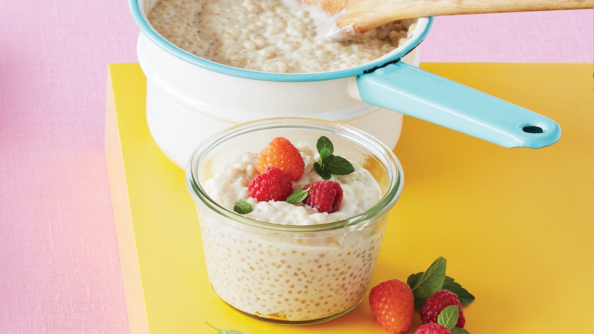 Lemon Ginger Tapioca Pudding Recipe