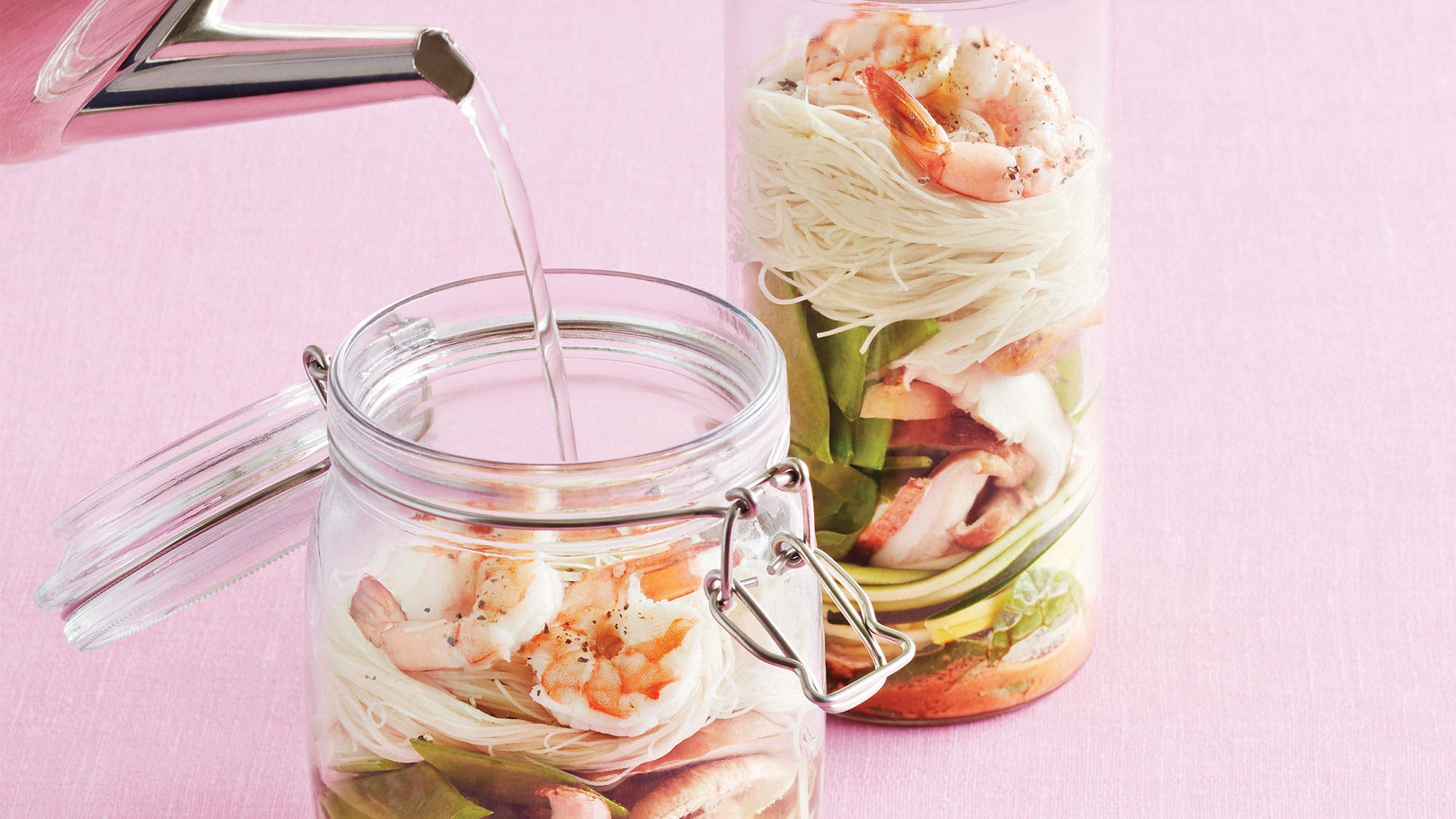 Thai Shrimp & Vegetable Noodle Jar Recipe
