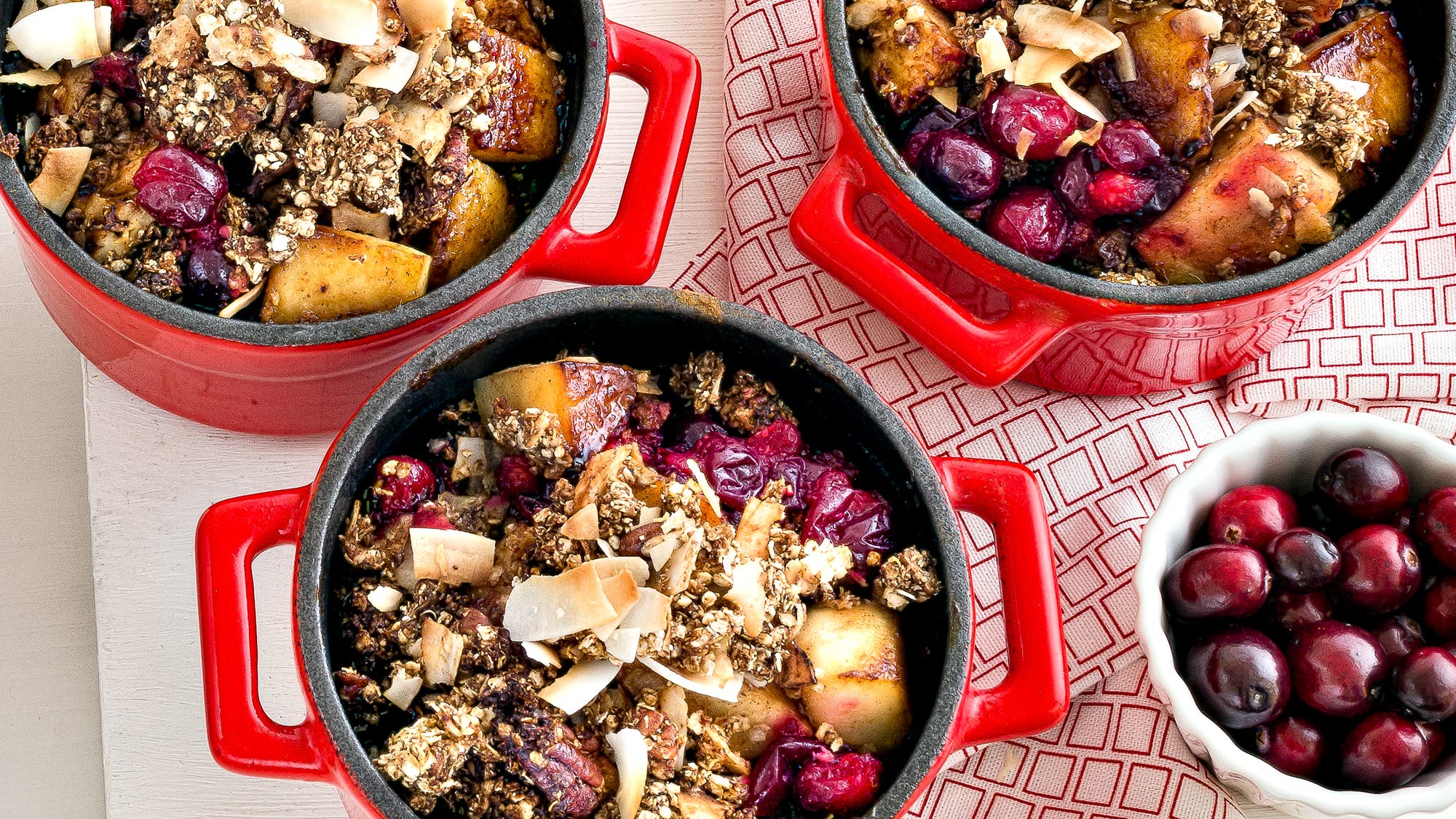 Apple Cranberry Crumble   recipe