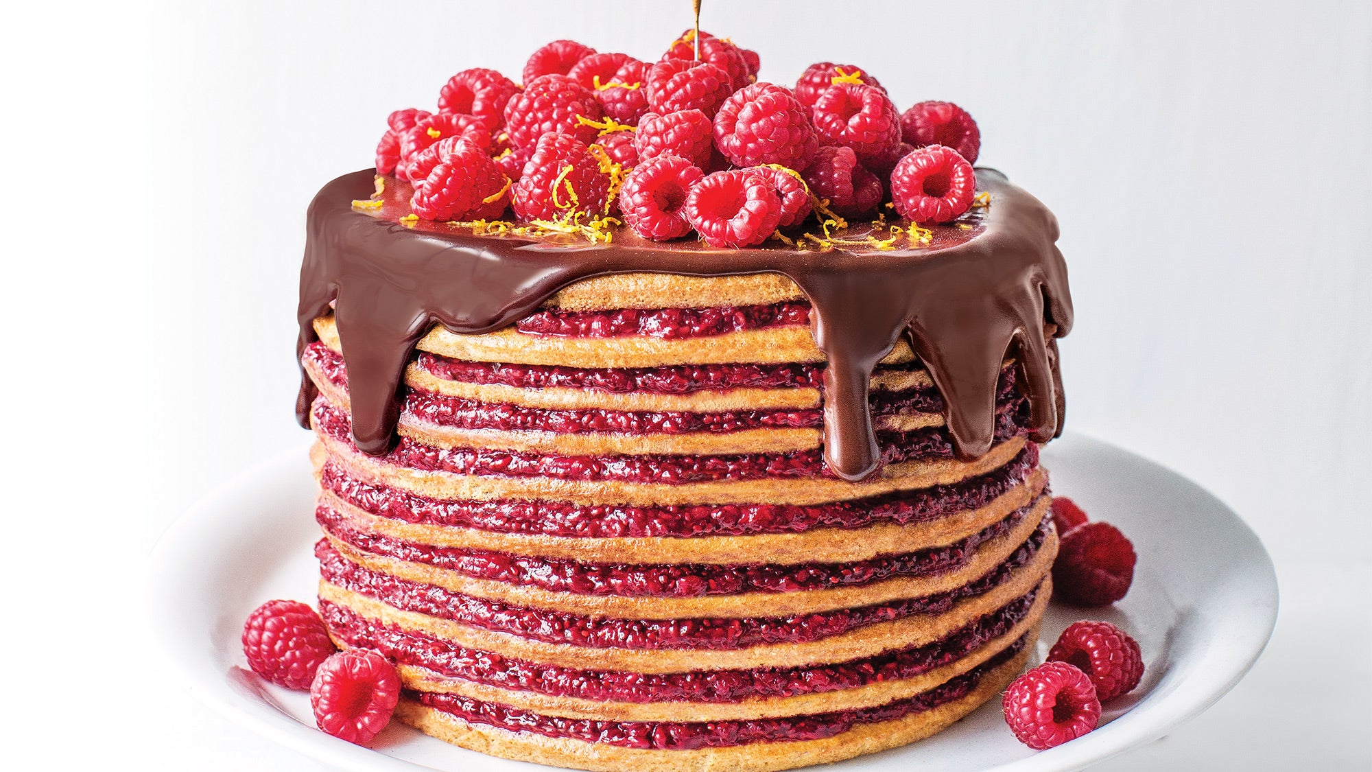 Raspberry Cheesecake Cake - OMG Chocolate Desserts