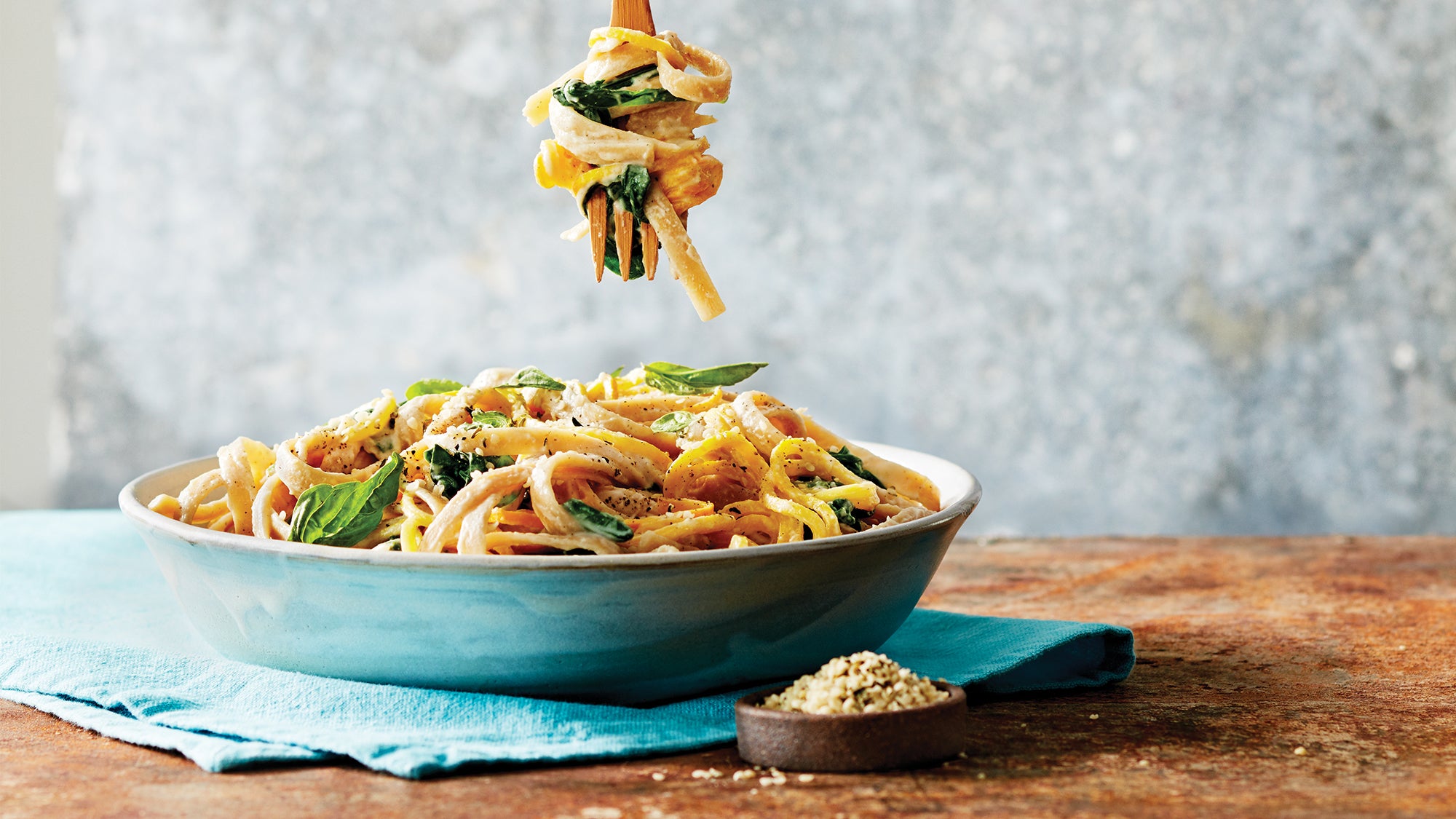 Foods to Help You Sleep / Cauliflower Hemp Fettuccine Alfredo recipe