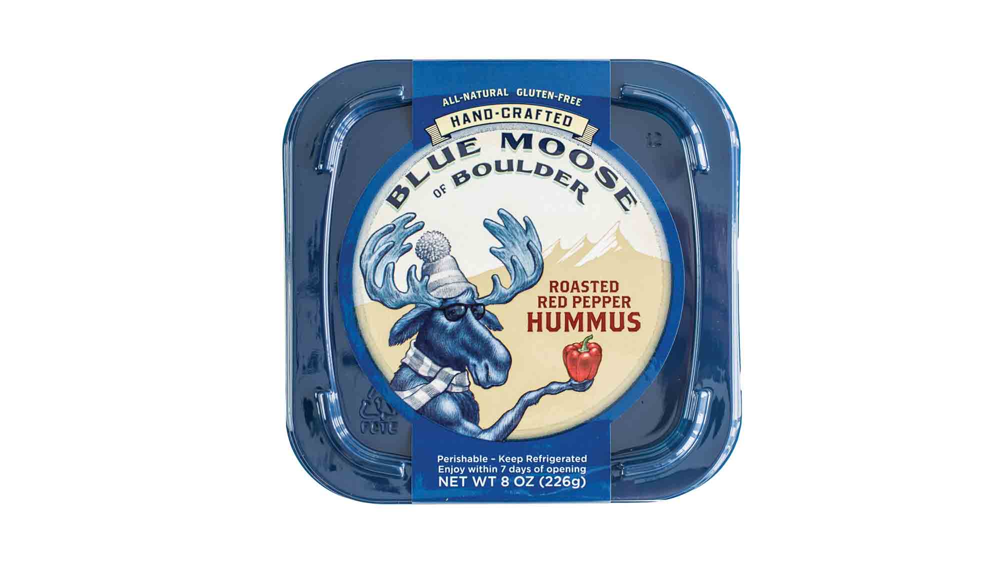 Blue Moose of Boulder Roasted Red Pepper Hummus