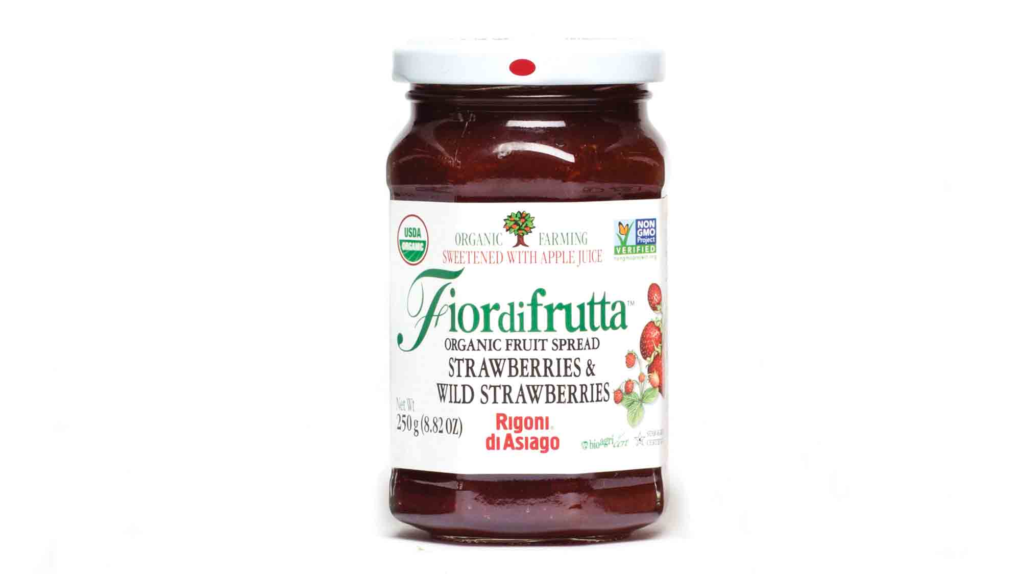 Rigoni di Asiago Fiordifrutta Organic Fruit Spread Strawberries & Wild Strawberries