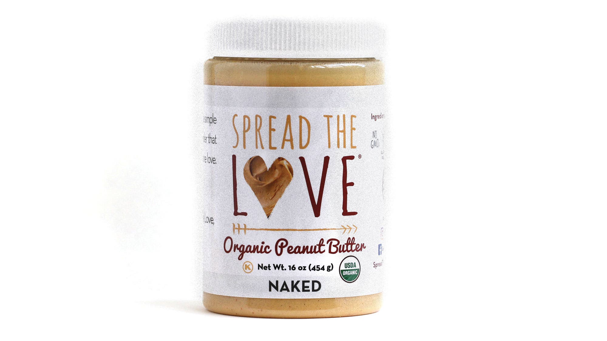 Spread the Love Naked Organic Peanut Butter