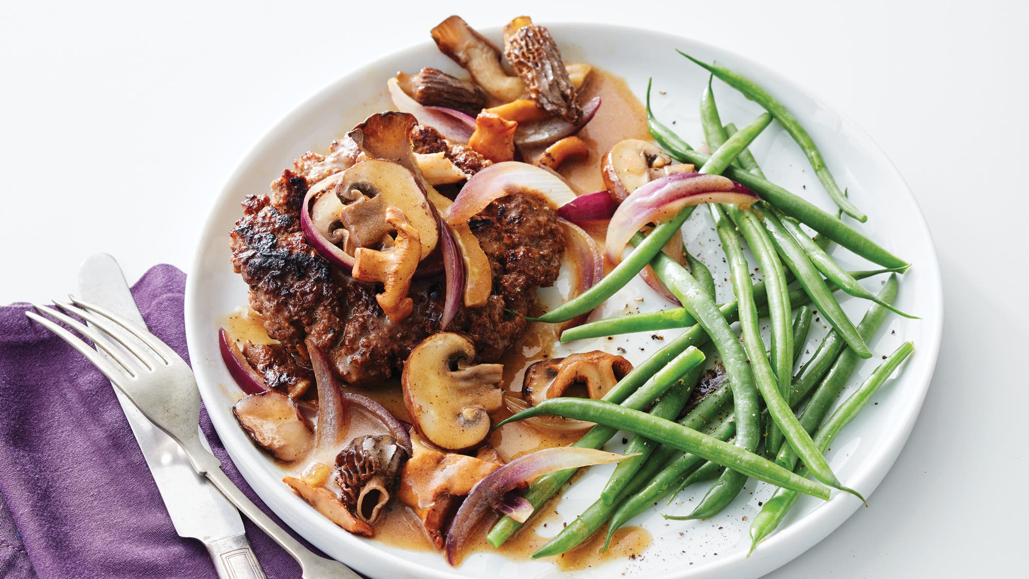 Salisbury Steak with Mushroom Gravy recipe