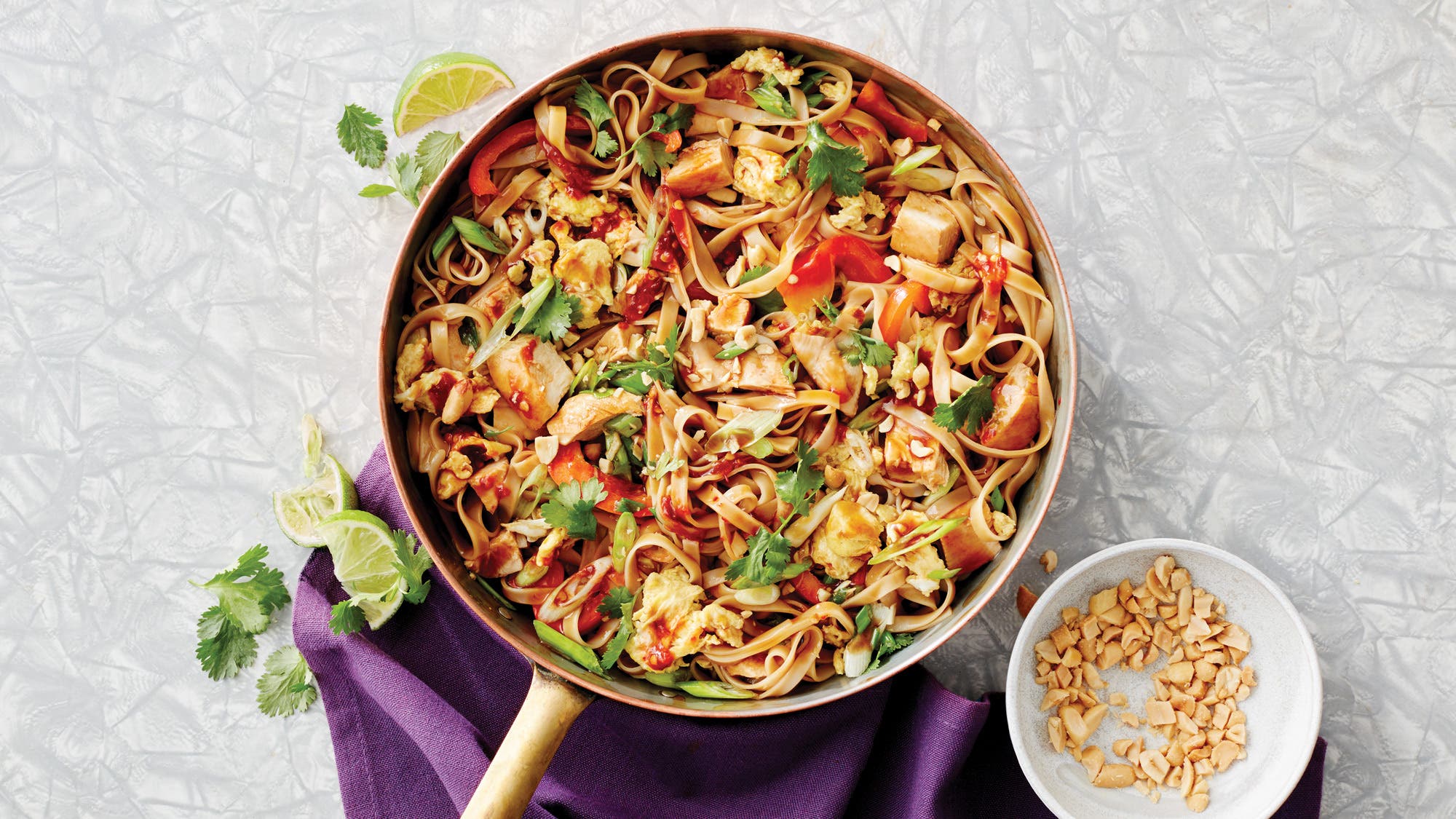 Saucy-Skillet-Pad-Thai-with-Chicken-76-web Saucy Skillet Pad Thai with Chicken recipe