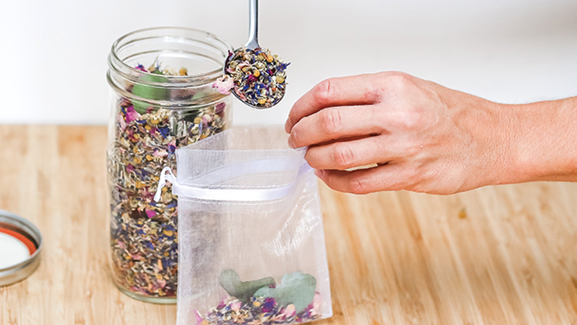 Craft for kids Make a DIY potpourri bag with an upcycled face mask   Kidspot