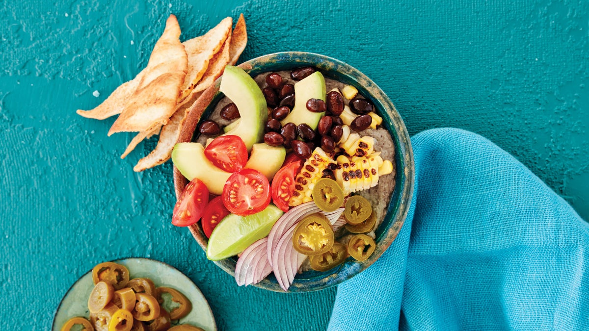 Clean HighProtein Black Bean Hummus Bowl Recipe