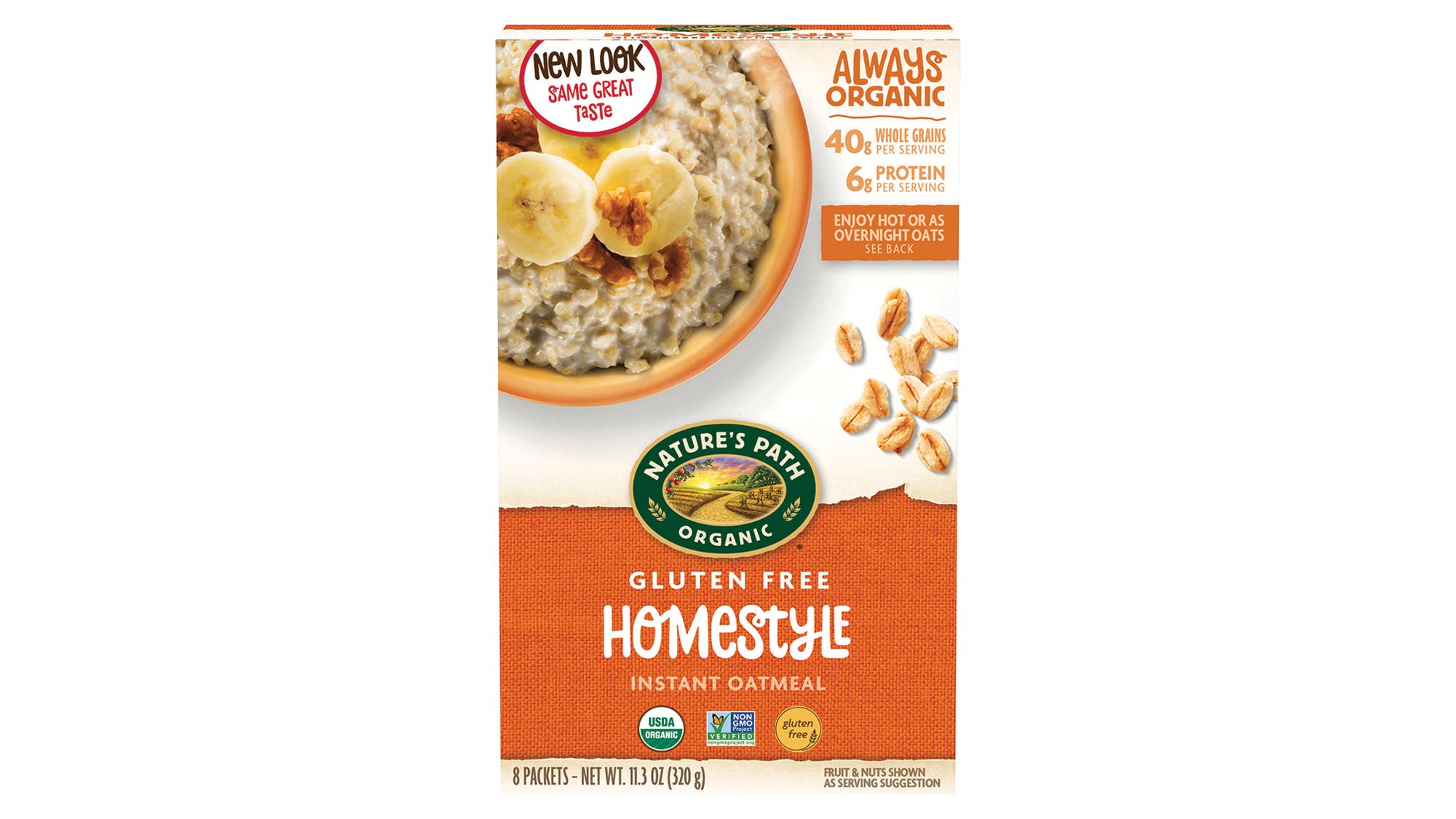 Nature’s Path Gluten-Free Homestyle Oatmeal