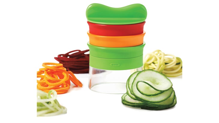G&G_OXO-Good-Grips-3-Blade-Spiralizer_80-web OXO Good Grips 3-Blade Hand-Held Spiralizer