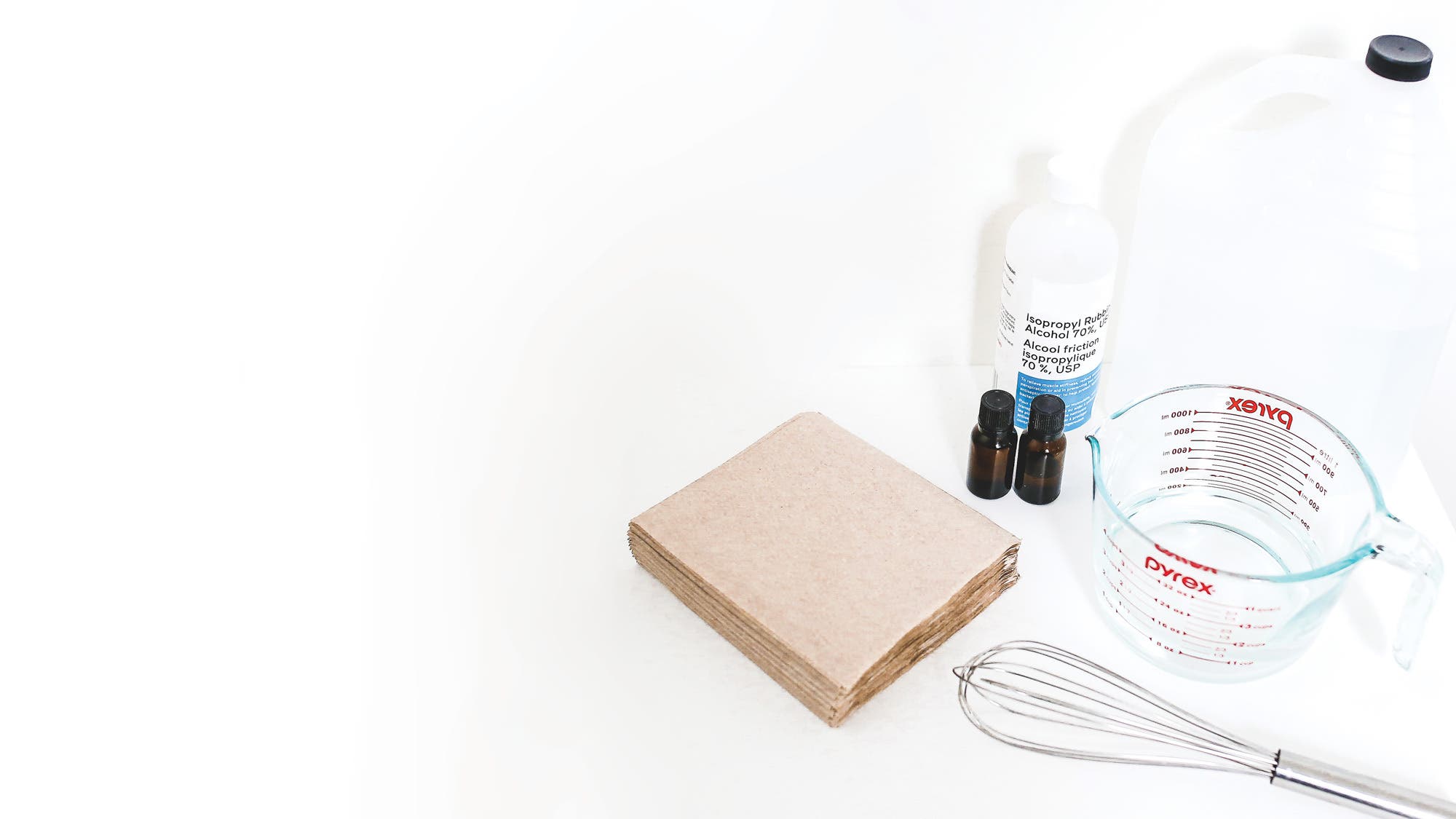 DIY Cleaning Wipes Step 1