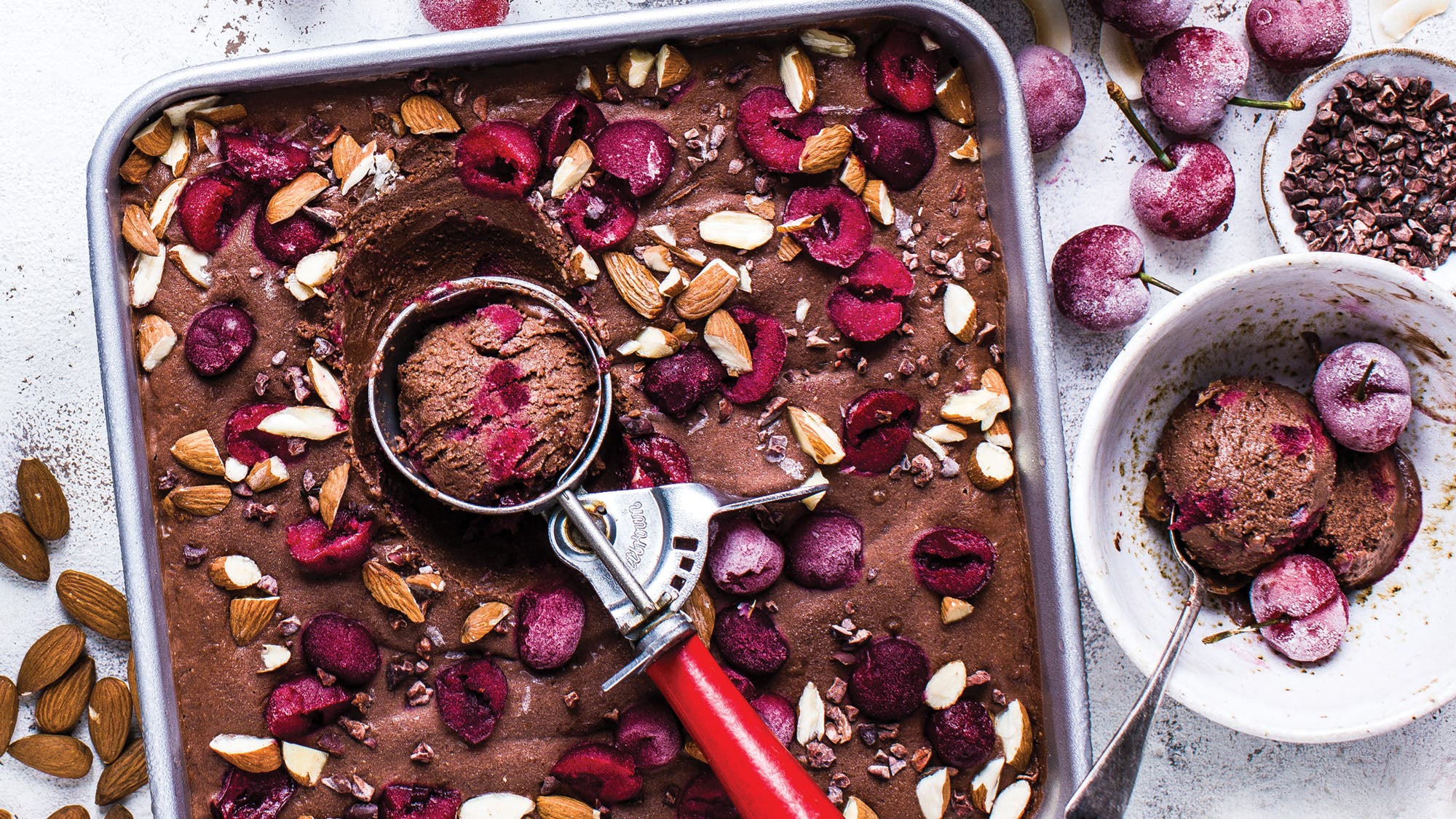 Chocolate Cherry Almond Nice Cream recipe