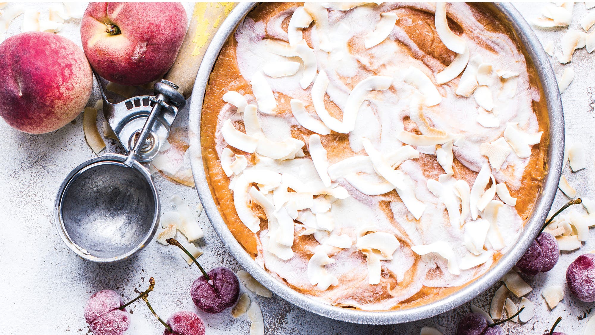 Peaches & Cream Nice Cream recipe