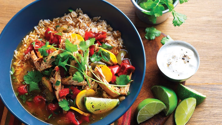 Mexican-Style-Chicken-Soup Mexican chicken soup slow cooker recipe