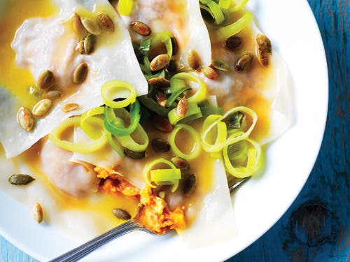 Roasted Squash & Apple Ravioli recipe