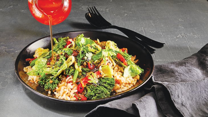 Brussels Sprouts and Broccolini StirFry_82 Brussels Sprouts & Broccolini Stir-Fry recipe