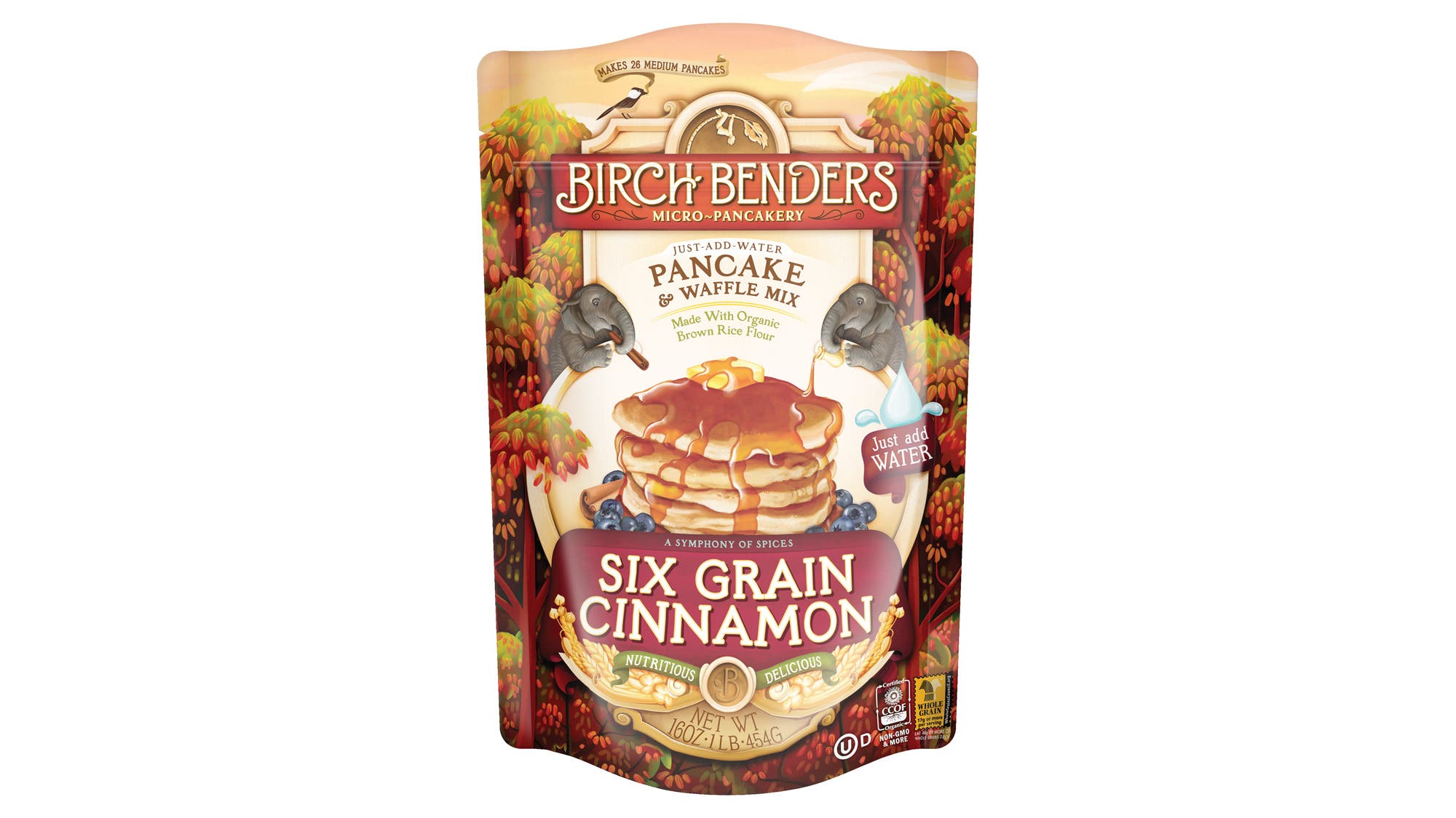 Birch Benders Six Grain Cinnamon Pancake & Waffle Mix