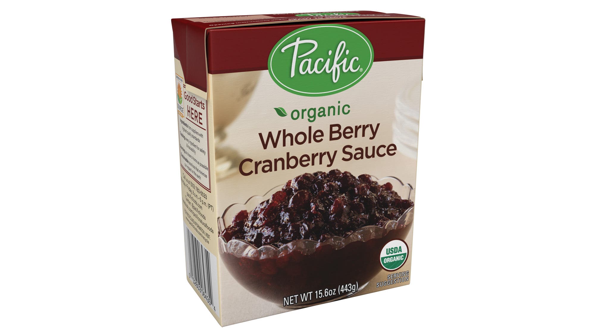 Pacific Foods Organic Whole Berry Cranberry Sauce