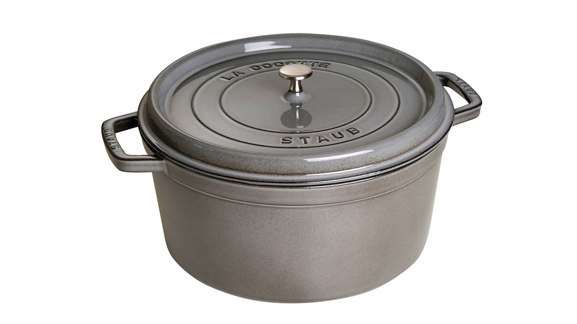 Staub Coast Iron Cocotte_82 STAUB CAST IRON 5.5-QT ROUND COCOTTE