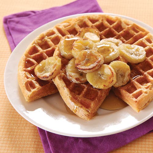 BananaWaffle_article Healthy Banana Waffle Recipe