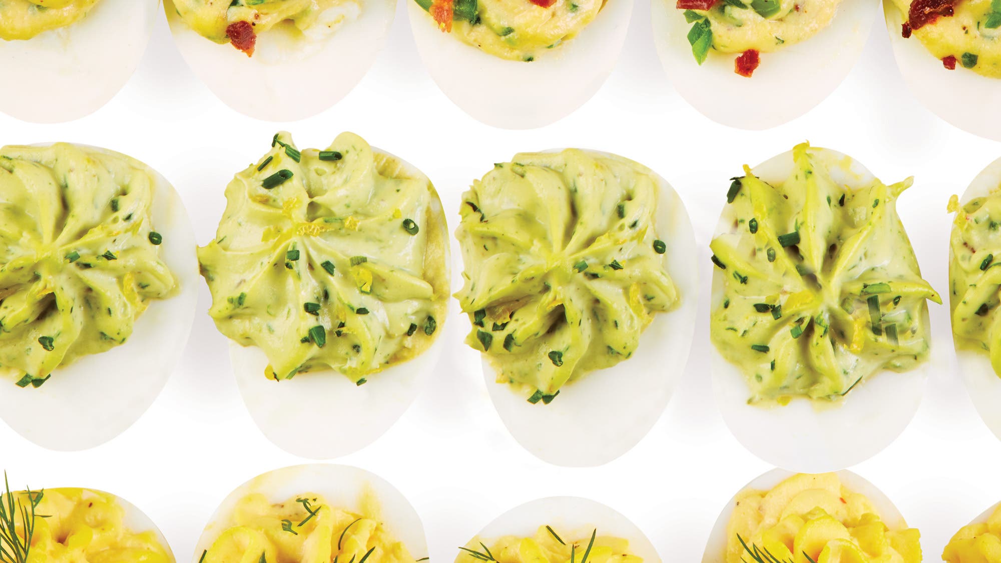 Green Goddess Deviled Eggs recipe