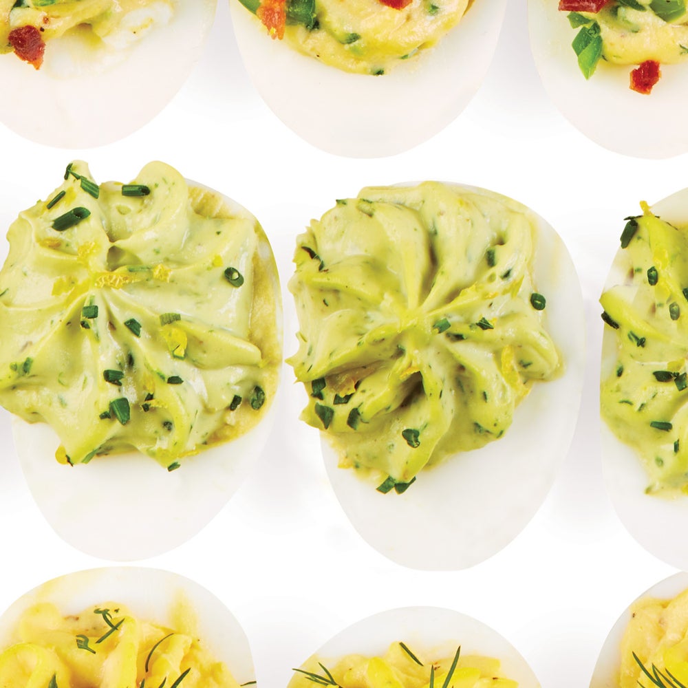 Green Goddess Deviled Eggs » CafeHailee