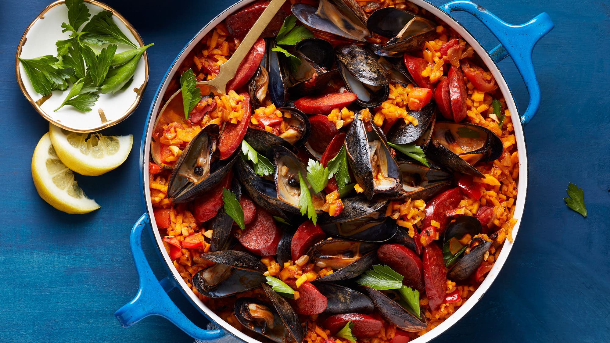 Squash-Rice-Paella-with-Mussels-&-Chorizo_84-web2 Squash-Rice Paella with Mussels & Chorizo recipe