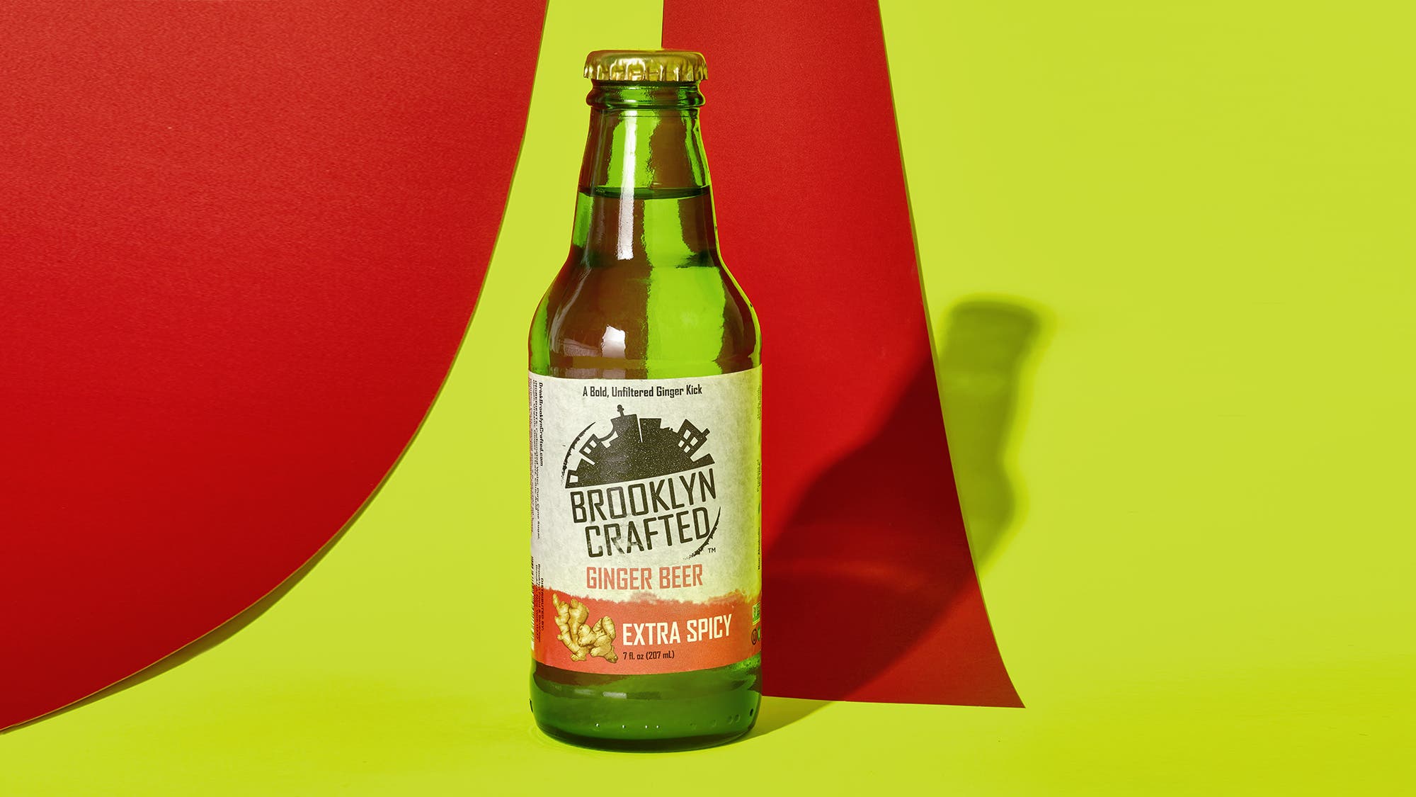 Brooklyn Crafted 7 oz. Extra Spicy Ginger Beer