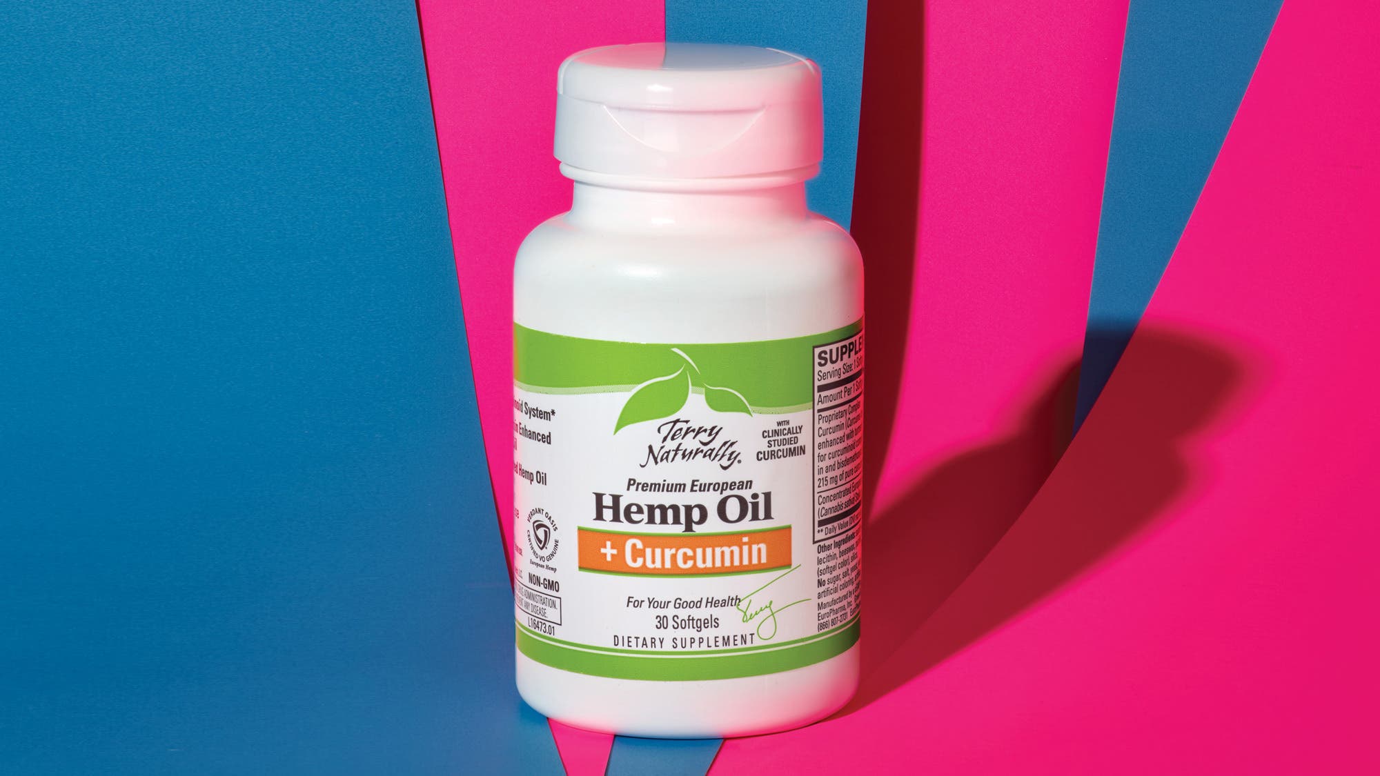 Terry Naturally’s Hemp Oil + Curcumin