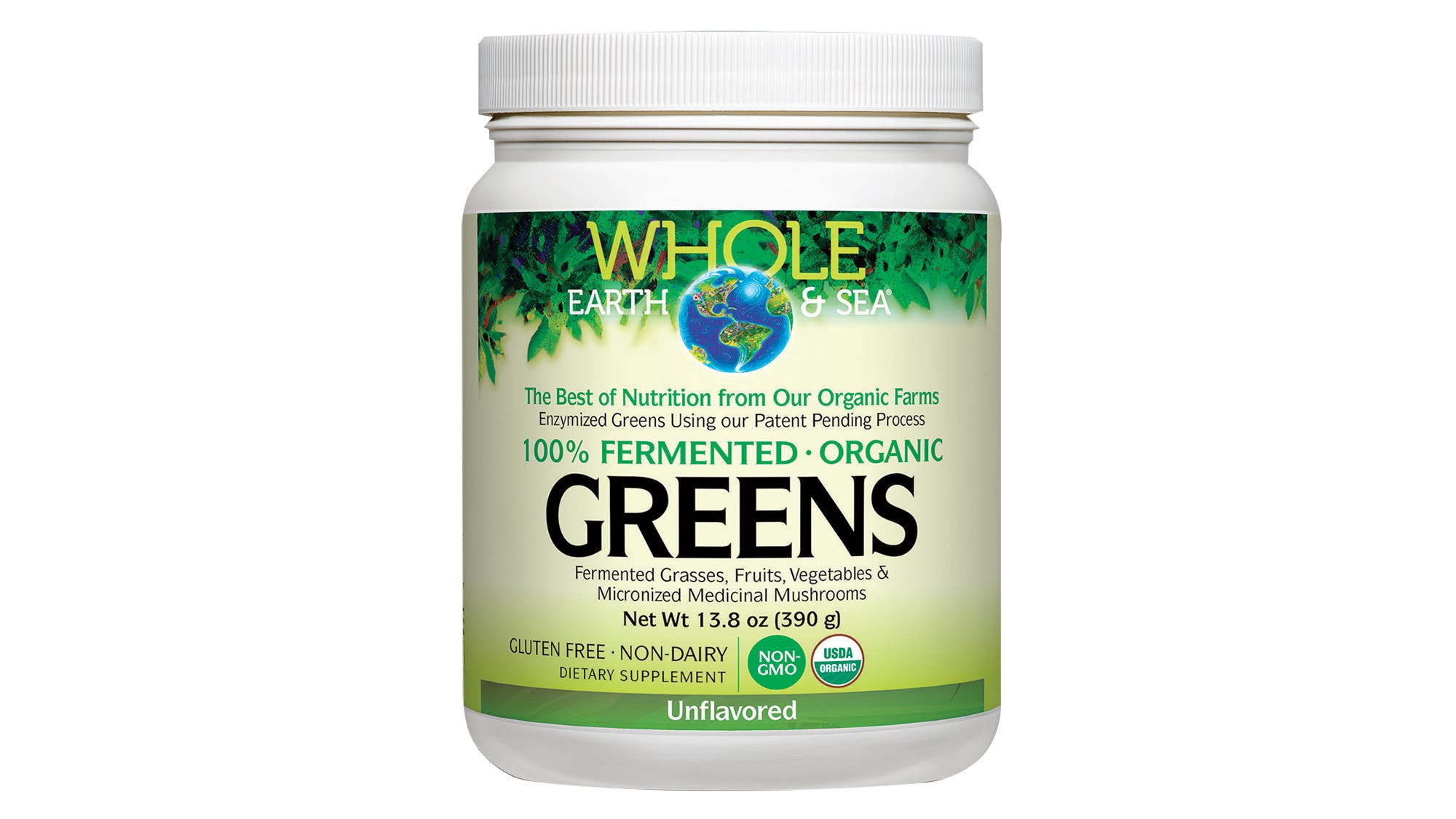 Whole Earth & Sea 100% Fermented Organic Greens from Natural Factors