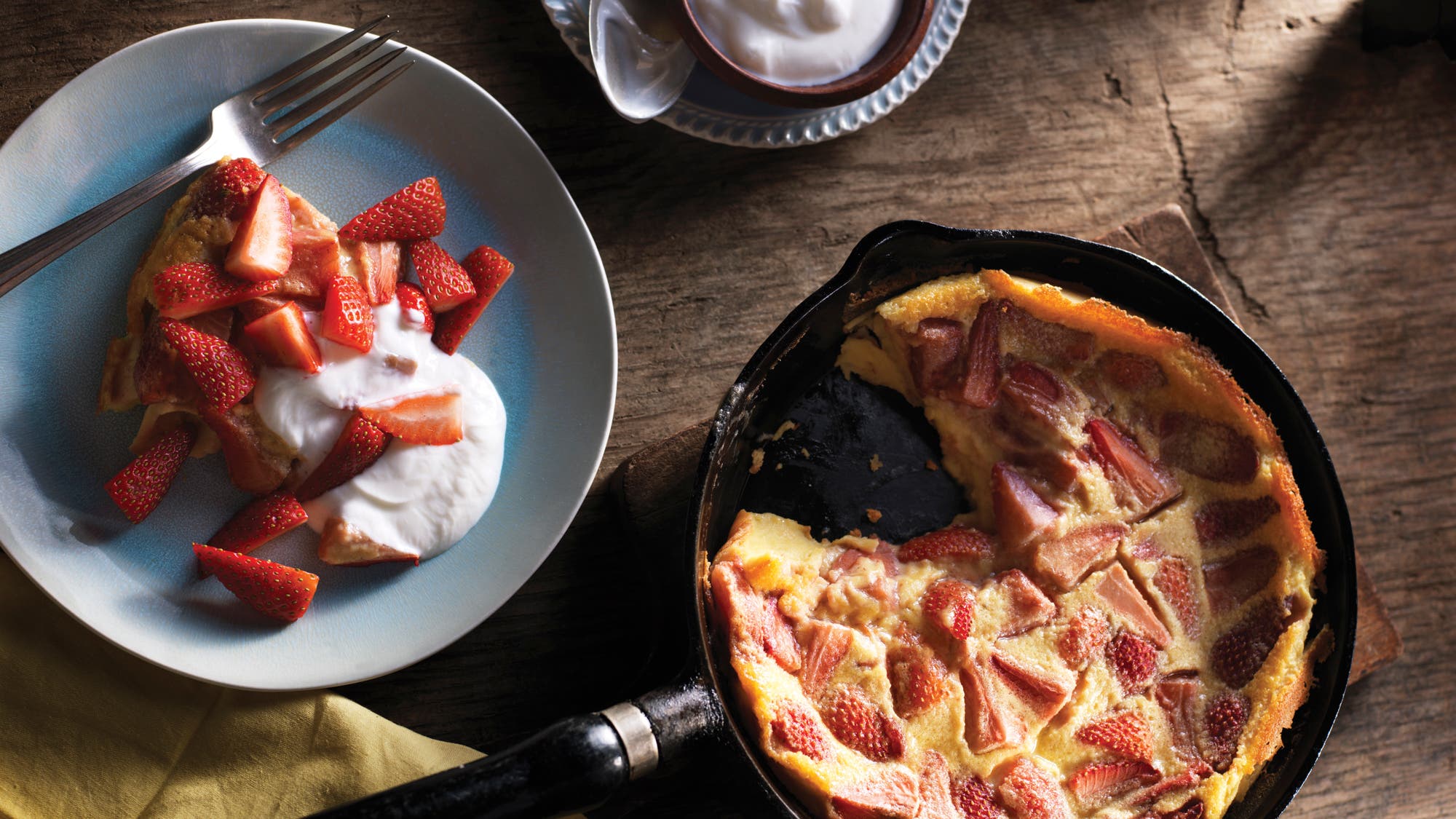Balsamic Roasted Strawberry Clafouti Balsamic Roasted Strawberry Clafouti
