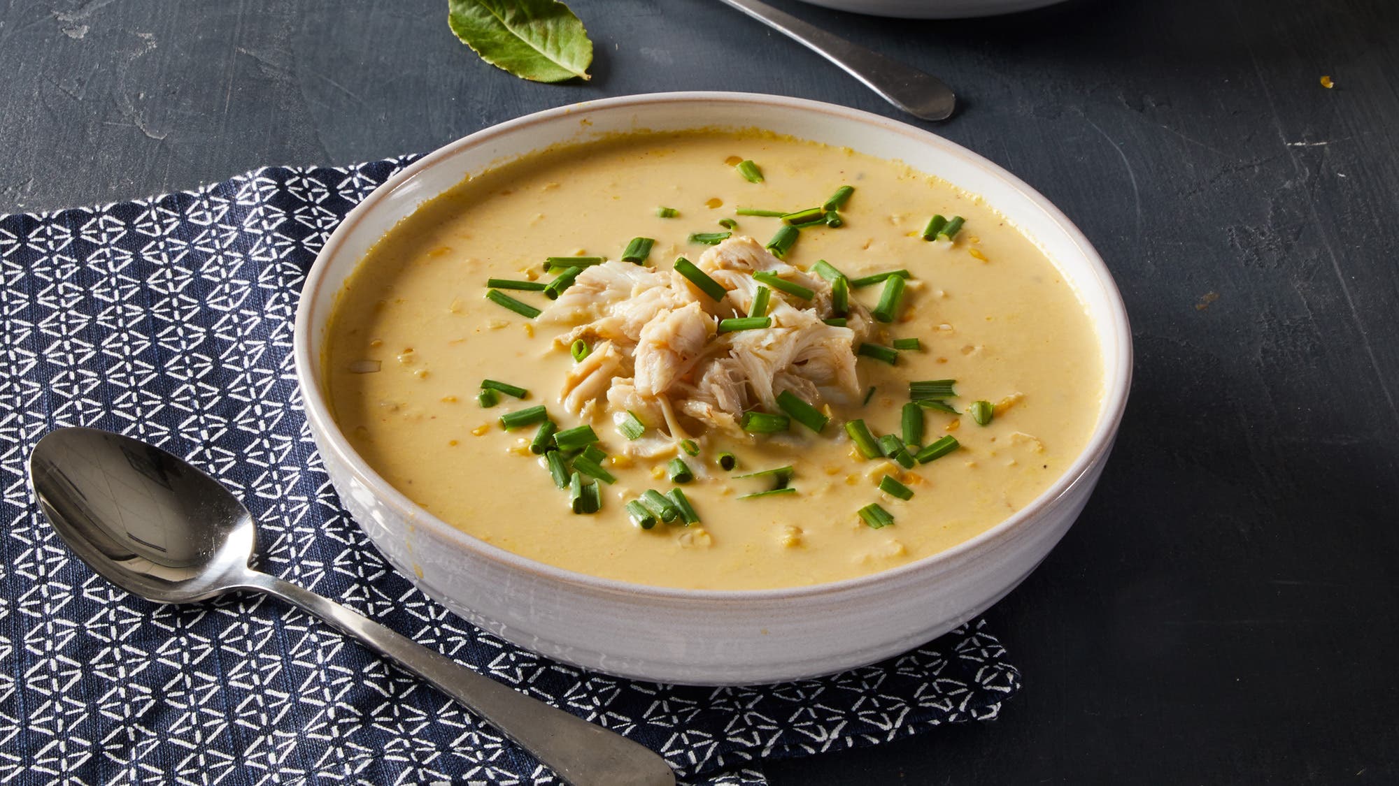 Corn Chowder with Crab & Old Bay recipe