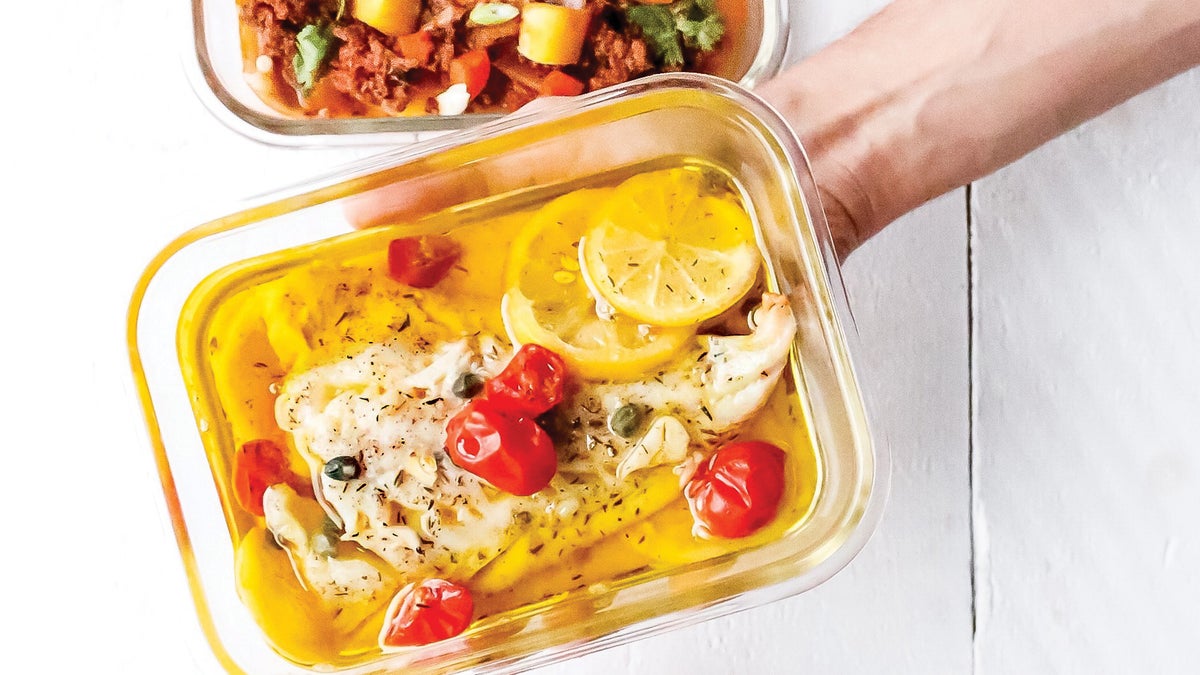 Olive Oil–Poached Fish Recipe - Clean Eating