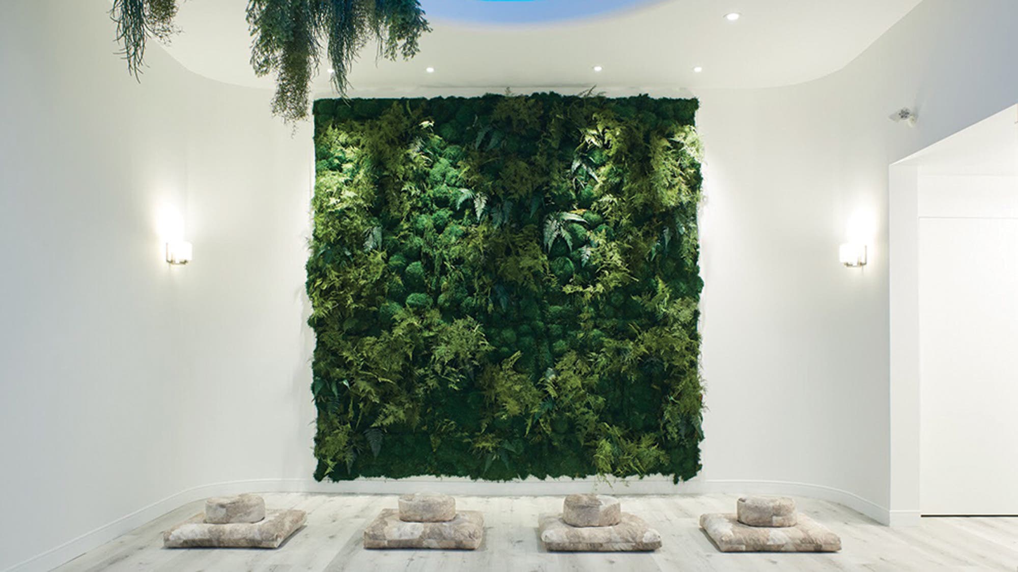 First-Person_Vertical-Garden-Inset_86-web A vertical garden brings the uplifting energy of the outdoors in at Hoame Studio, Toronto, Canada.